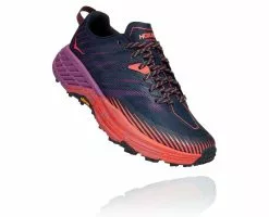 Hoka Women's Speedgoat 4 (OSHC - Outer Space/Hot Coral)