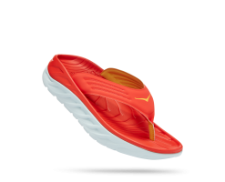 Hoka Men's Ora Recovery Flip (FAYW - Fiesta/Amber Yellow)