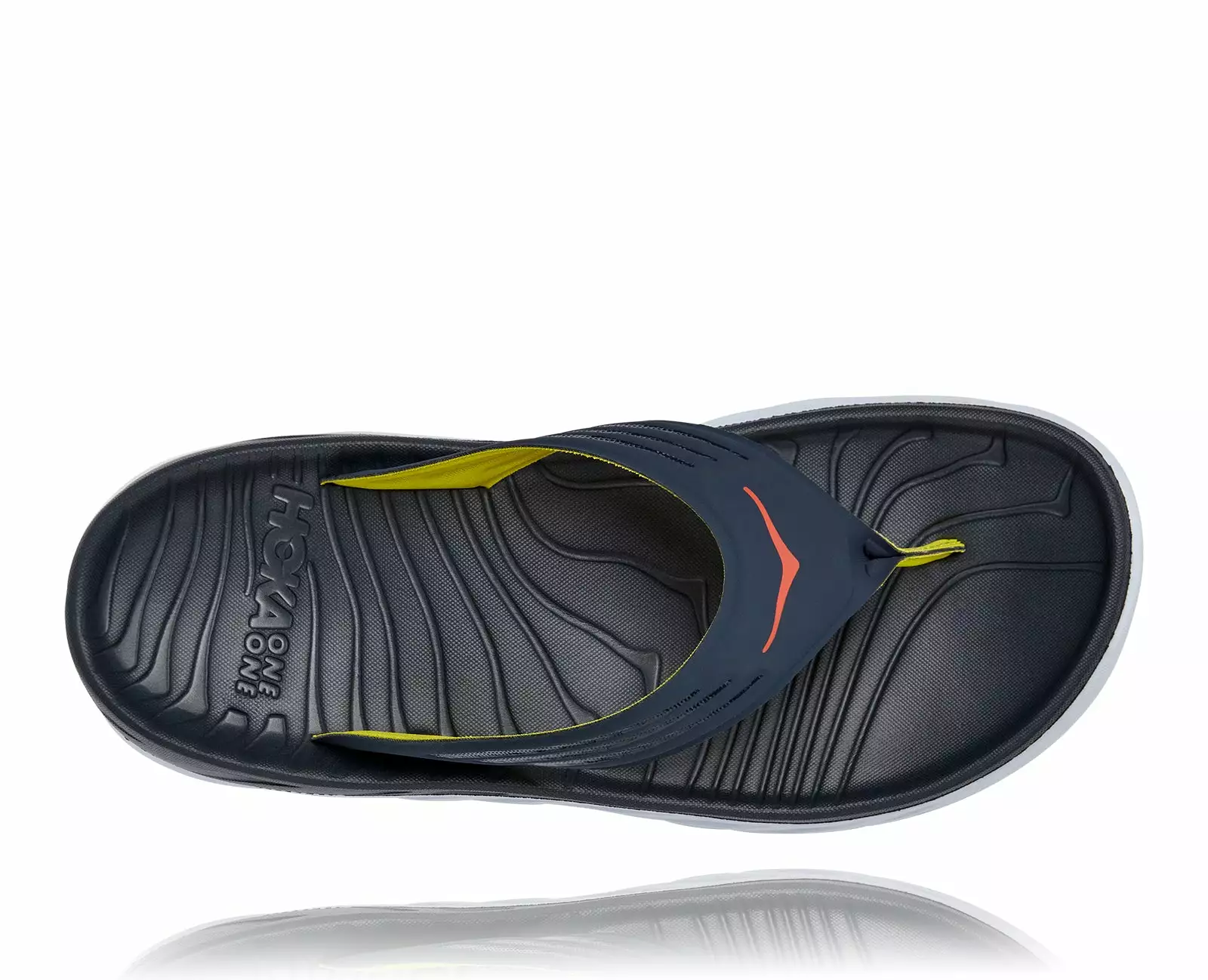 Hoka Men's Ora Recovery Flip (OBFS - Ombre Blue/Fiesta) 4 Hoka Men's Ora Recovery Flip (OBFS - Ombre Blue/Fiesta) - Image 2