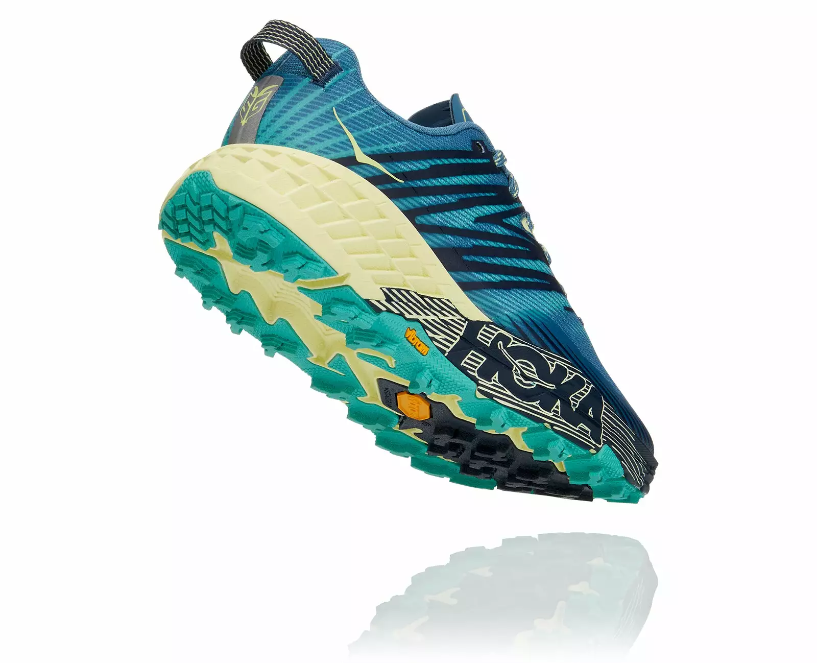 Hoka Women's Speedgoat 4 (PBLG - Provincial Blue/Luminary Green) 5 Hoka Women's Speedgoat 4 (PBLG - Provincial Blue/Luminary Green) - Image 3