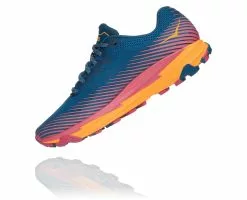 Hoka Women's Torrent 2 (MBSF - Moroccan Blue / Saffron) -Hoka Sales Store 1110497 MBSF 4