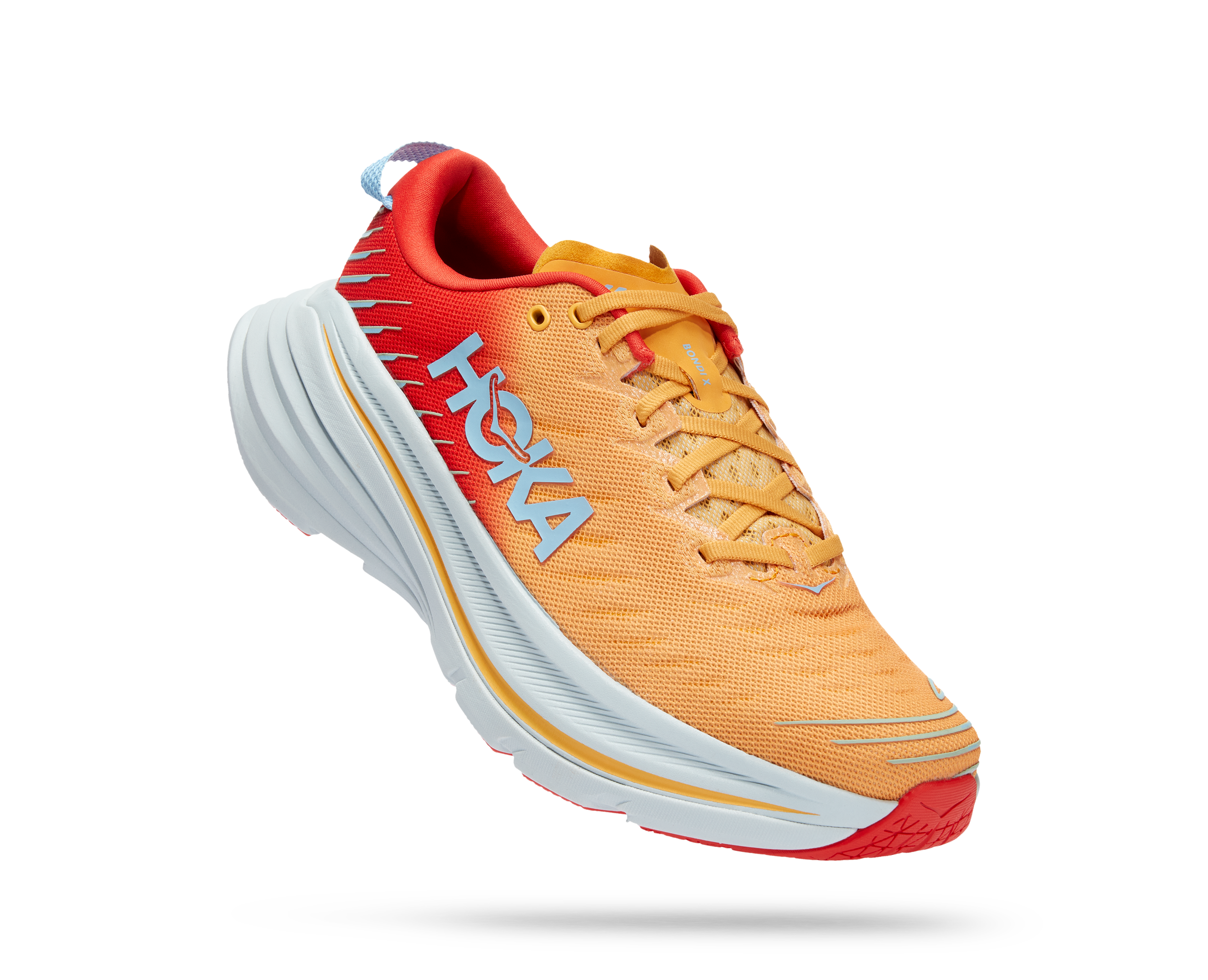 Hoka Men's Bondi X (FAYW - Fiesta/Amber Yellow) 3 Hoka Men's Bondi X (FAYW - Fiesta/Amber Yellow)