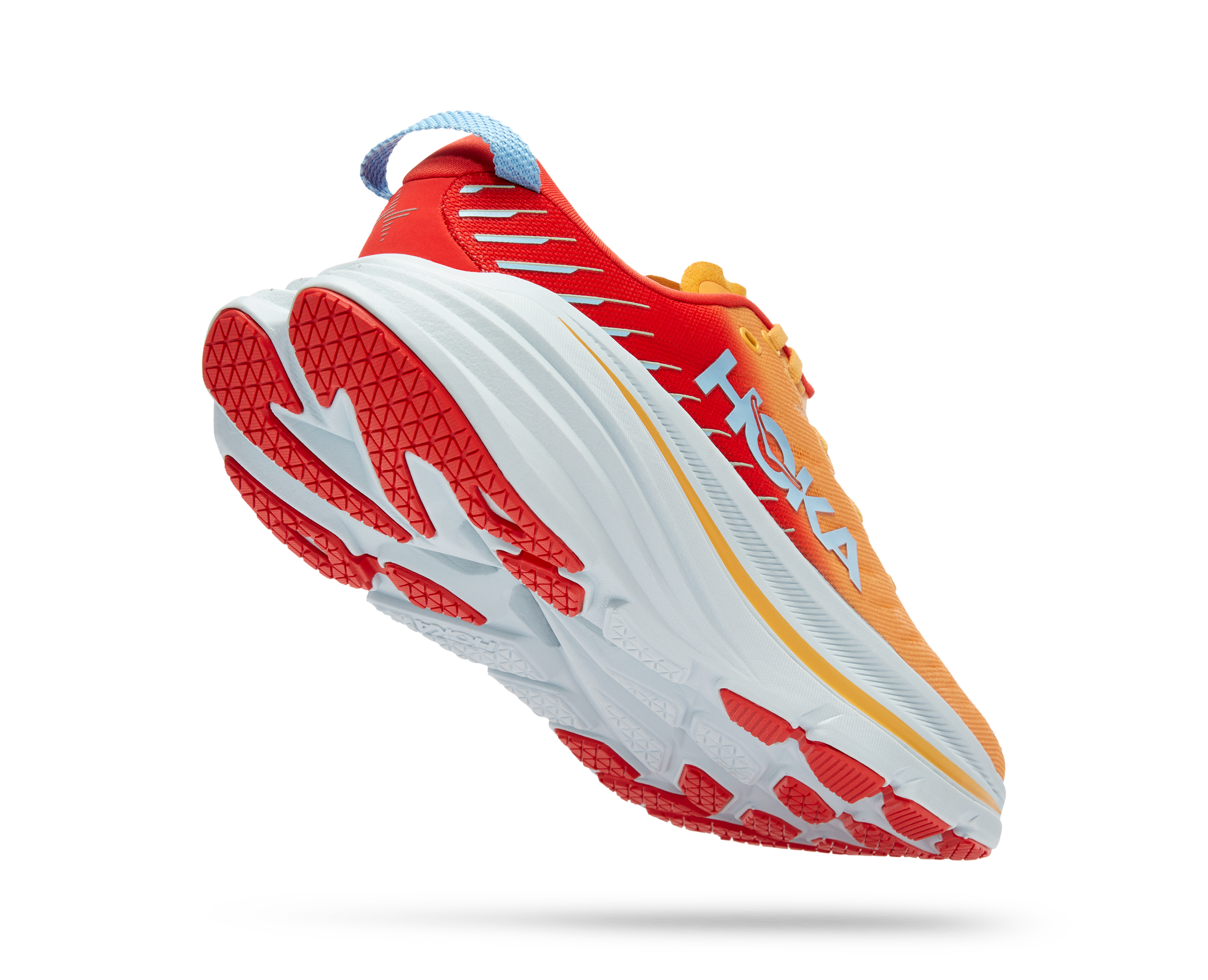 Hoka Men's Bondi X (FAYW - Fiesta/Amber Yellow) 5 Hoka Men's Bondi X (FAYW - Fiesta/Amber Yellow) - Image 3