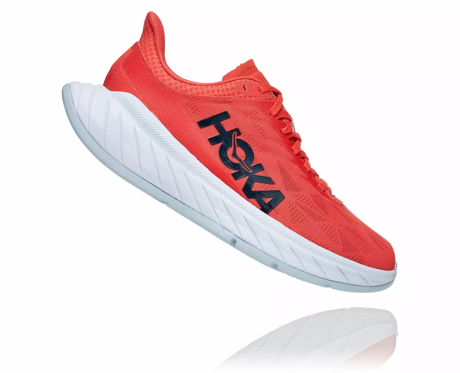 Hoka Women’s Carbon X 2 (HCBI - Hot Coral/Black Iris) 4 Hoka Women’s Carbon X 2 (HCBI - Hot Coral/Black Iris) - Image 2