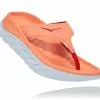 Hoka Women's Ora Recovery Flip (CFST - Cantaloupe/Fiesta) -Hoka Sales Store 1117910 CFST 1