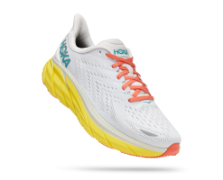 Hoka Men's Clifton 8 (BDBI - Blanc De Blanc/Illuminating)