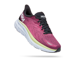 Hoka Women's Clifton 8 (BGIR - Blue Graphite/Ibis Rose)