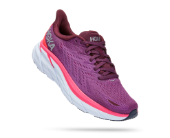 Hoka Women's Clifton 8 (GWBY - Grape Wine/Beautyberry)