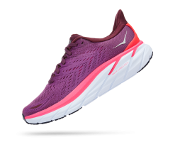 Hoka Women's Clifton 8 (GWBY - Grape Wine/Beautyberry) -Hoka Sales Store 1119394 GWBY 4