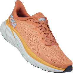 Hoka Women's Clifton 8 (SBSCR- Sun Baked/Shell Coral)