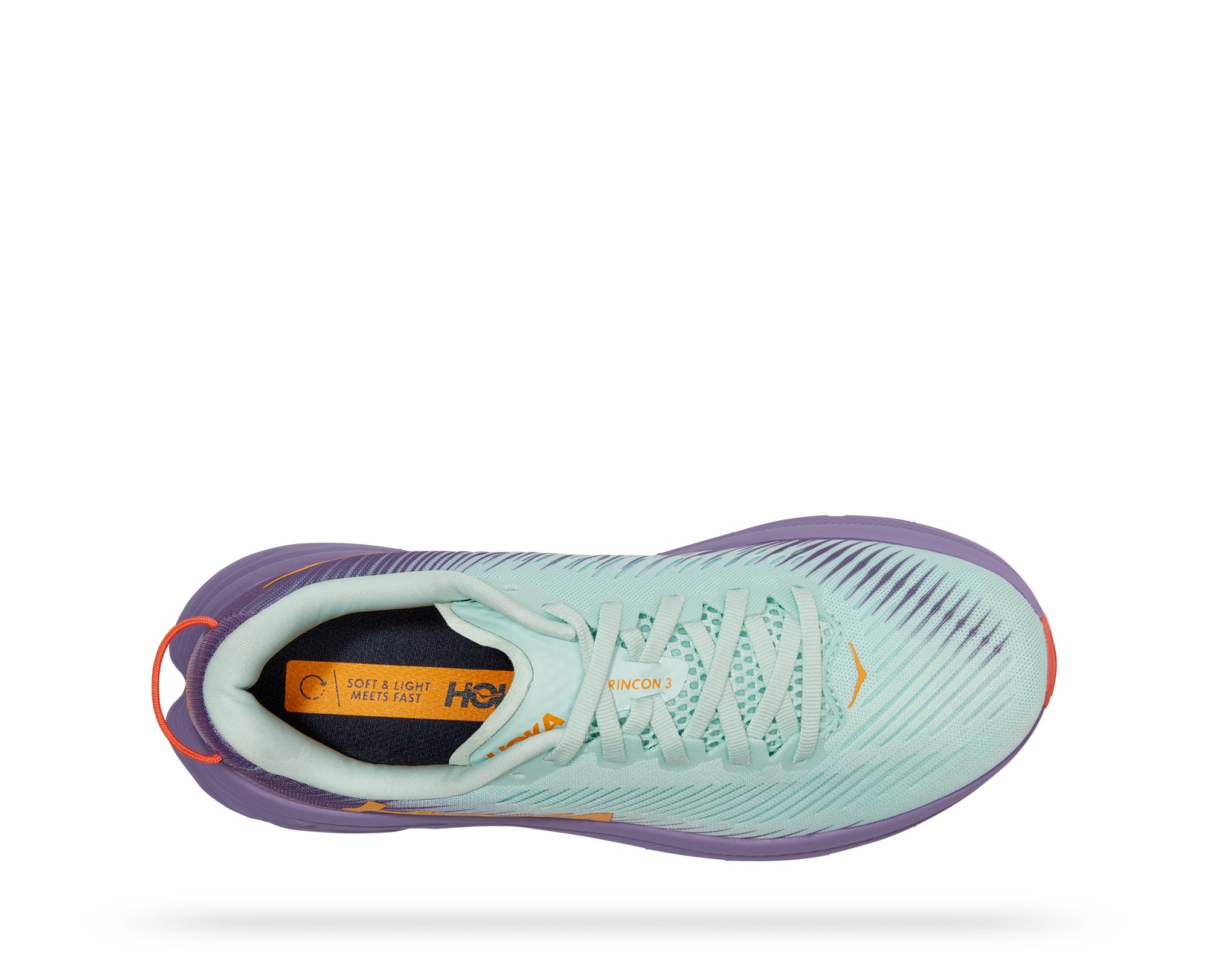 Hoka Women's Rincon 3 (BGVC - Blue Glass/Chalk Violet) 7 Hoka Women's Rincon 3 (BGVC - Blue Glass/Chalk Violet) - Image 5