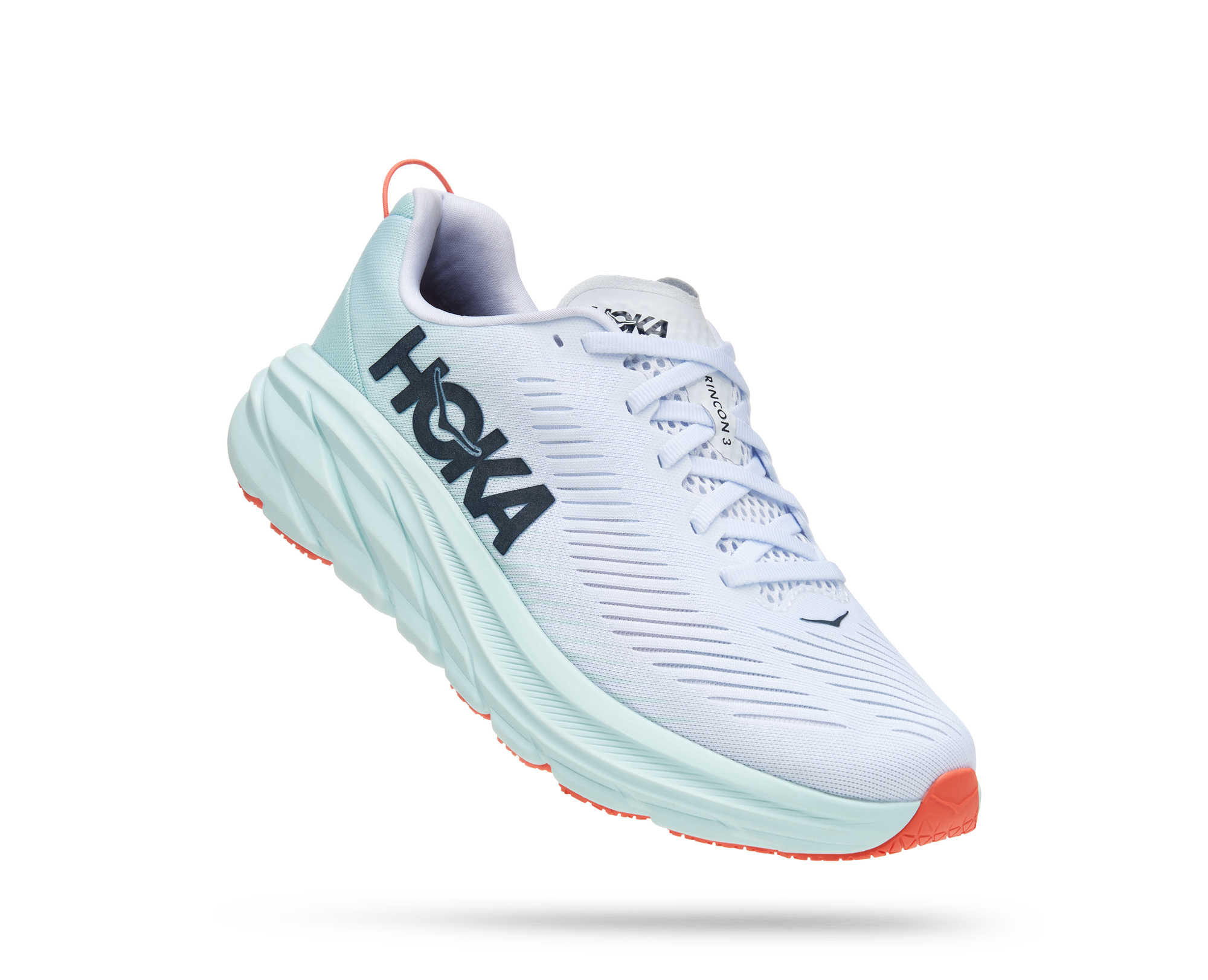 Hoka Women's Rincon 3 (WBGL - White/Blue Glass) 2 Hoka Women's Rincon 3 (WBGL - White/Blue Glass)