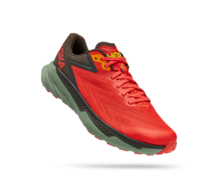 Hoka Men's Zinal (FBOL - Fiesta/Black Olive)