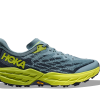 Hoka Men's Speedgoat 5 (SBDCT - Stone Blue/Dark Citron)