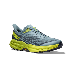 Hoka Men's Speedgoat 5 (SBDCT - Stone Blue/Dark Citron) -Hoka Sales Store 1123157 SBDCT 6