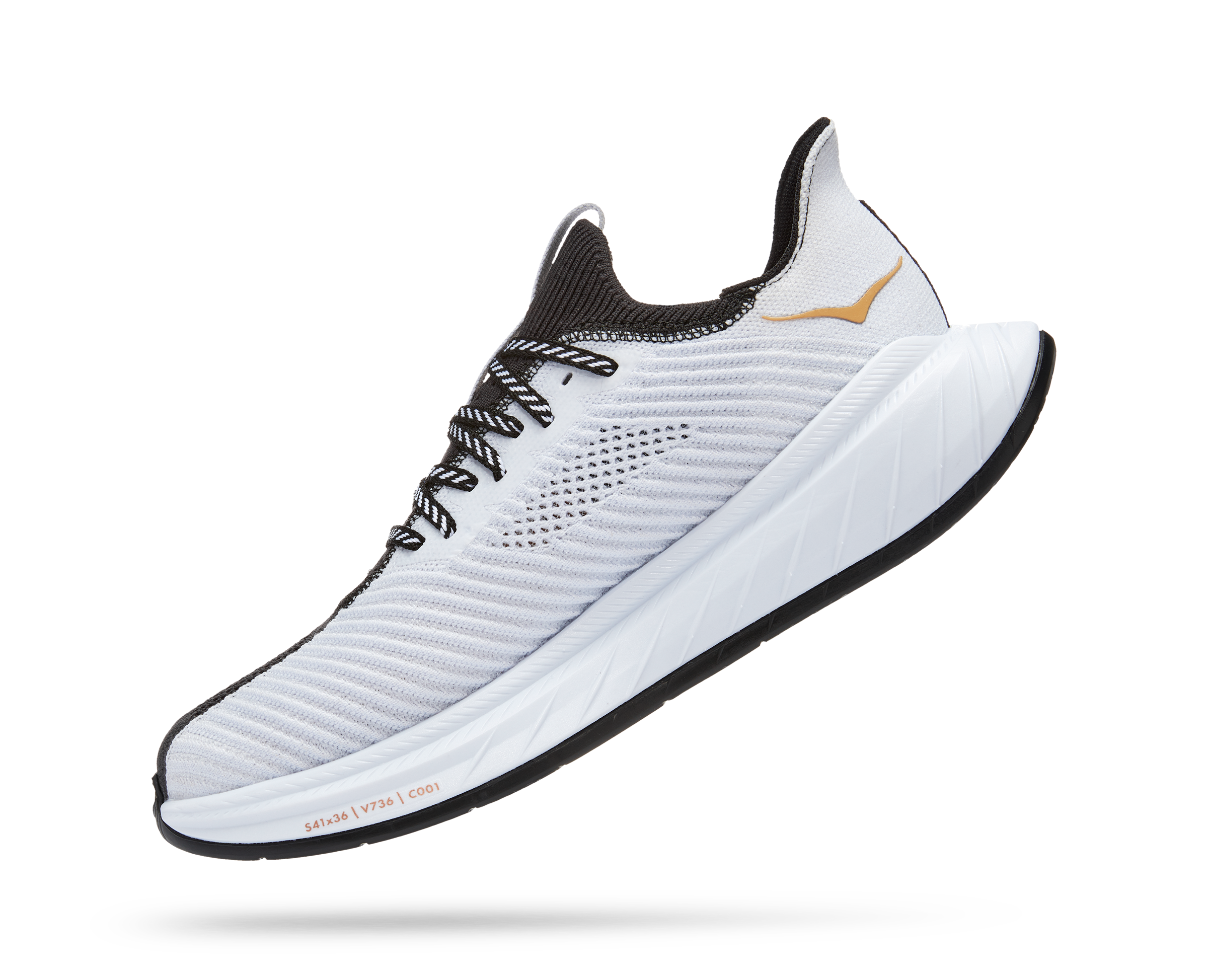 Hoka Women's Carbon X 3 (BWHT - Black/White) 6 Hoka Women's Carbon X 3 (BWHT - Black/White) - Image 4