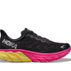 Hoka Women's Arahi 6 (BPYR - Black/Pink Yarrow) -Hoka Sales Store 1123195 BPYR 1