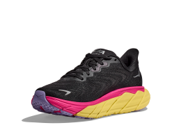 Hoka Women's Arahi 6 (BPYR - Black/Pink Yarrow) -Hoka Sales Store 1123195 BPYR 3