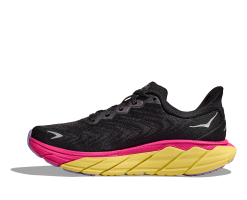 Hoka Women's Arahi 6 (BPYR - Black/Pink Yarrow) -Hoka Sales Store 1123195 BPYR 8