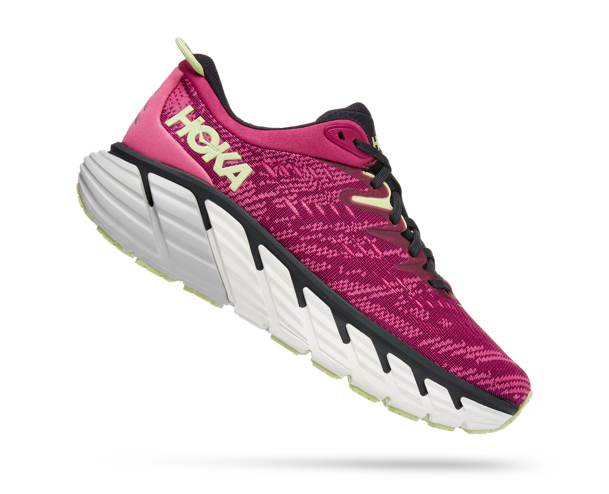 Hoka Women's Gaviota 4 (FFBG - Festival Fuchsia/Blue Graphite) 4 Hoka Women's Gaviota 4 (FFBG - Festival Fuchsia/Blue Graphite) - Image 2