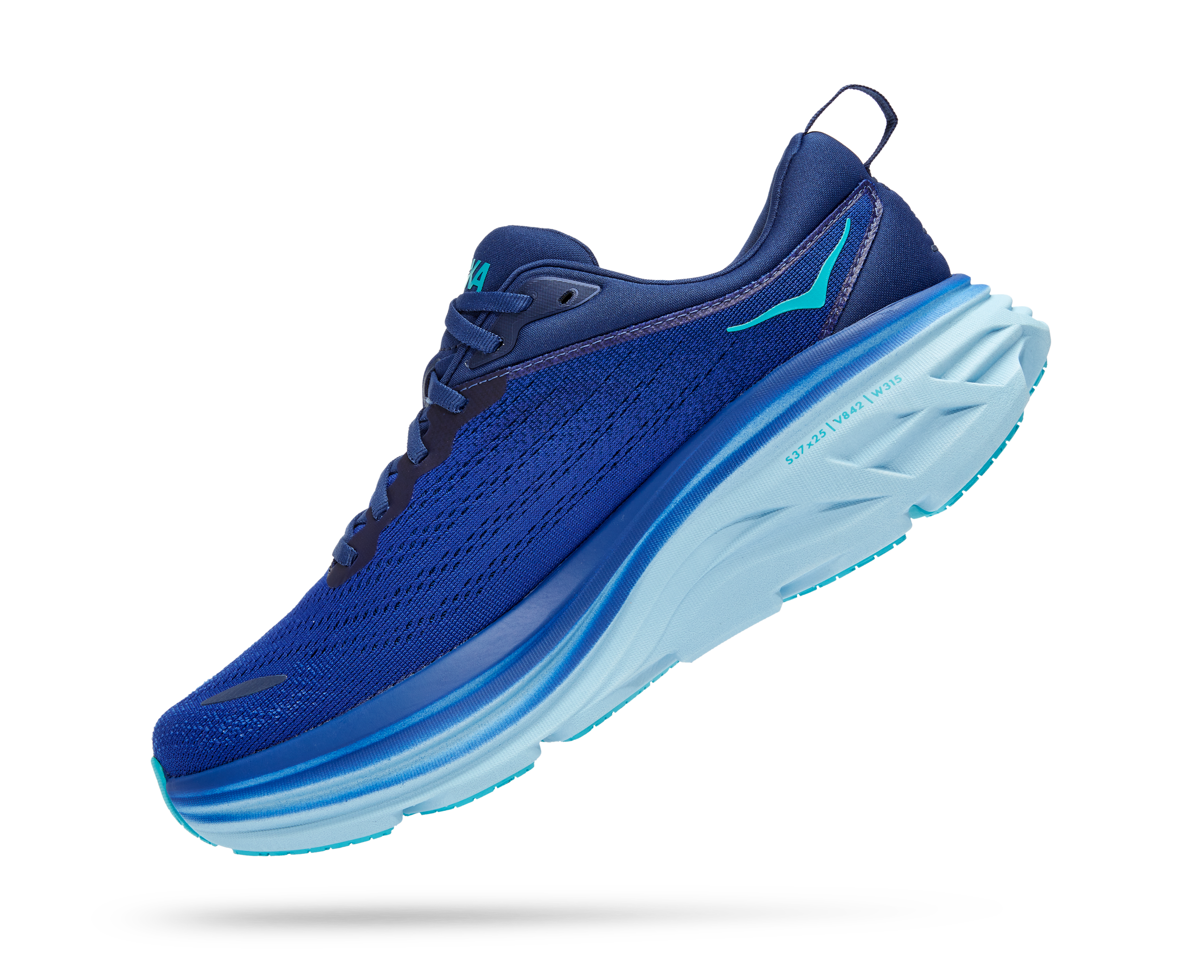 Hoka Men's Bondi 8 (BBBG - Bellwether Blue/Bluing) 6 Hoka Men's Bondi 8 (BBBG - Bellwether Blue/Bluing) - Image 4