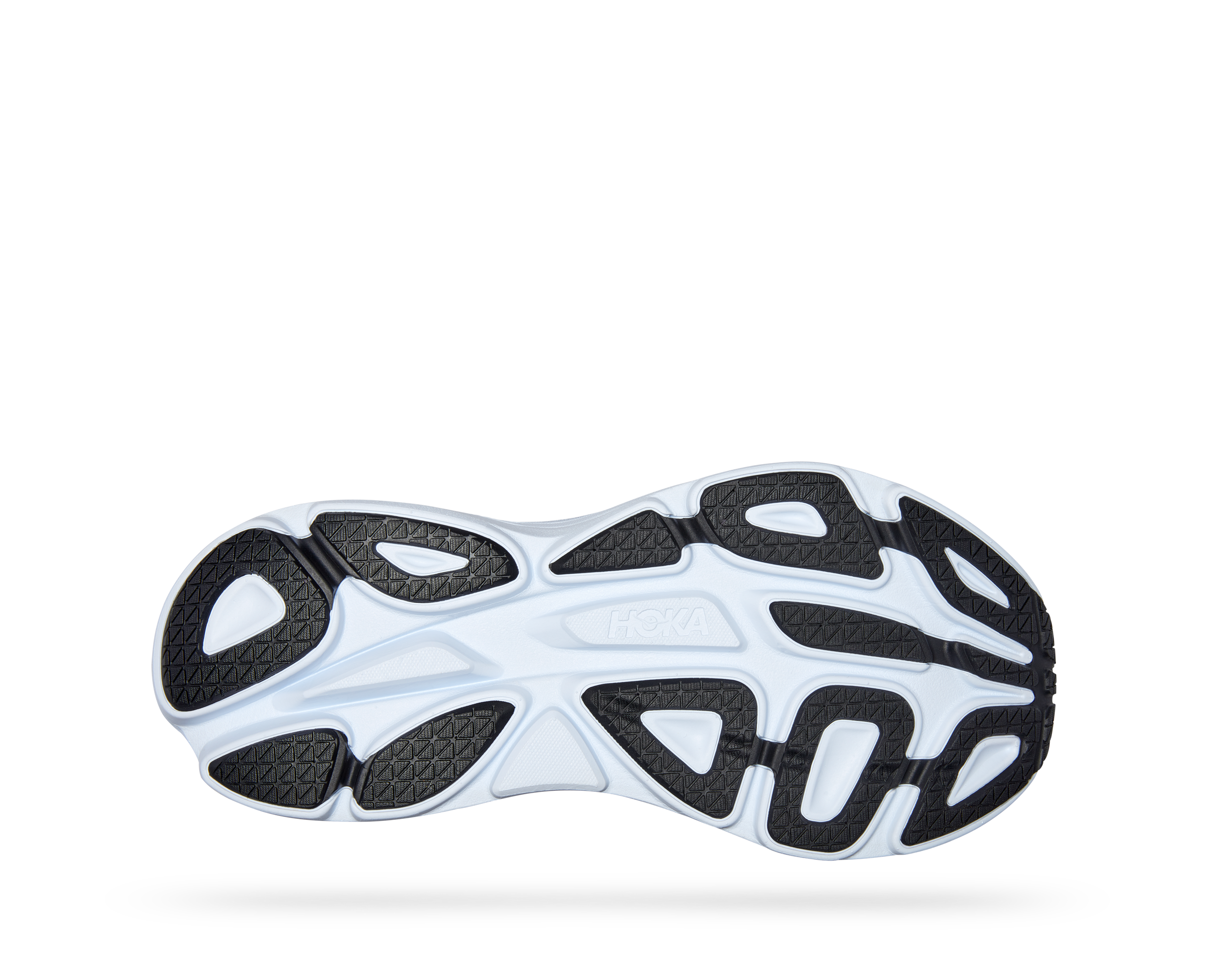 Hoka Men's Bondi 8 (BWHT - Black/White) 8 Hoka Men's Bondi 8 (BWHT - Black/White) - Image 6