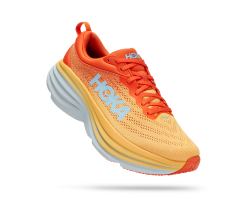 Hoka Men's Bondi 8 (PBAY - Puffin's Bill/Amber Yellow)