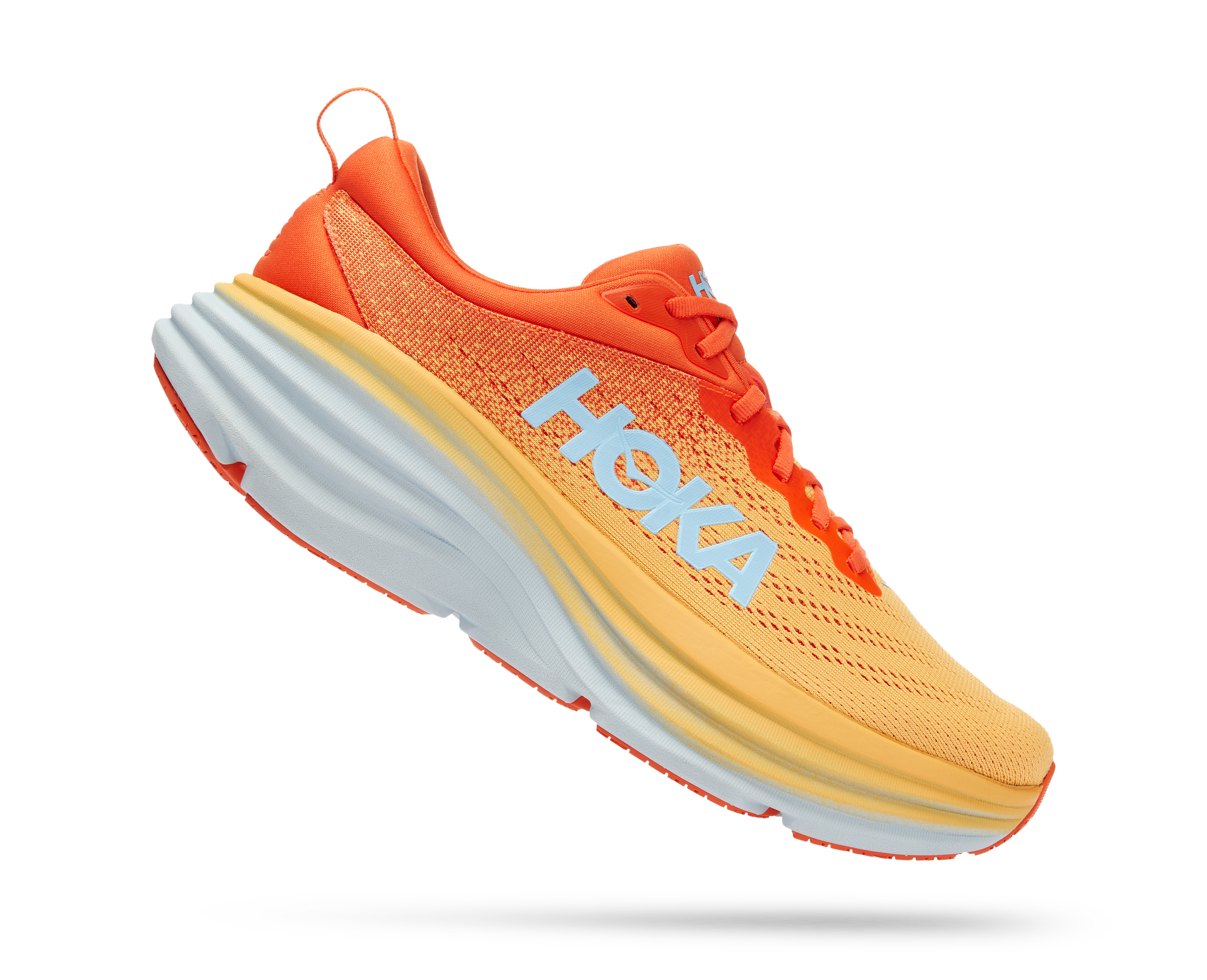 Hoka Men's Bondi 8 (PBAY - Puffin's Bill/Amber Yellow) 4 Hoka Men's Bondi 8 (PBAY - Puffin's Bill/Amber Yellow) - Image 2
