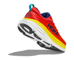 Hoka Men's Bondi 8 (RAFL - Red Alert/Flame) 15 Hoka Men's Bondi 8 (RAFL - Red Alert/Flame) -Hoka Sales Store 1123202 RAFL 4