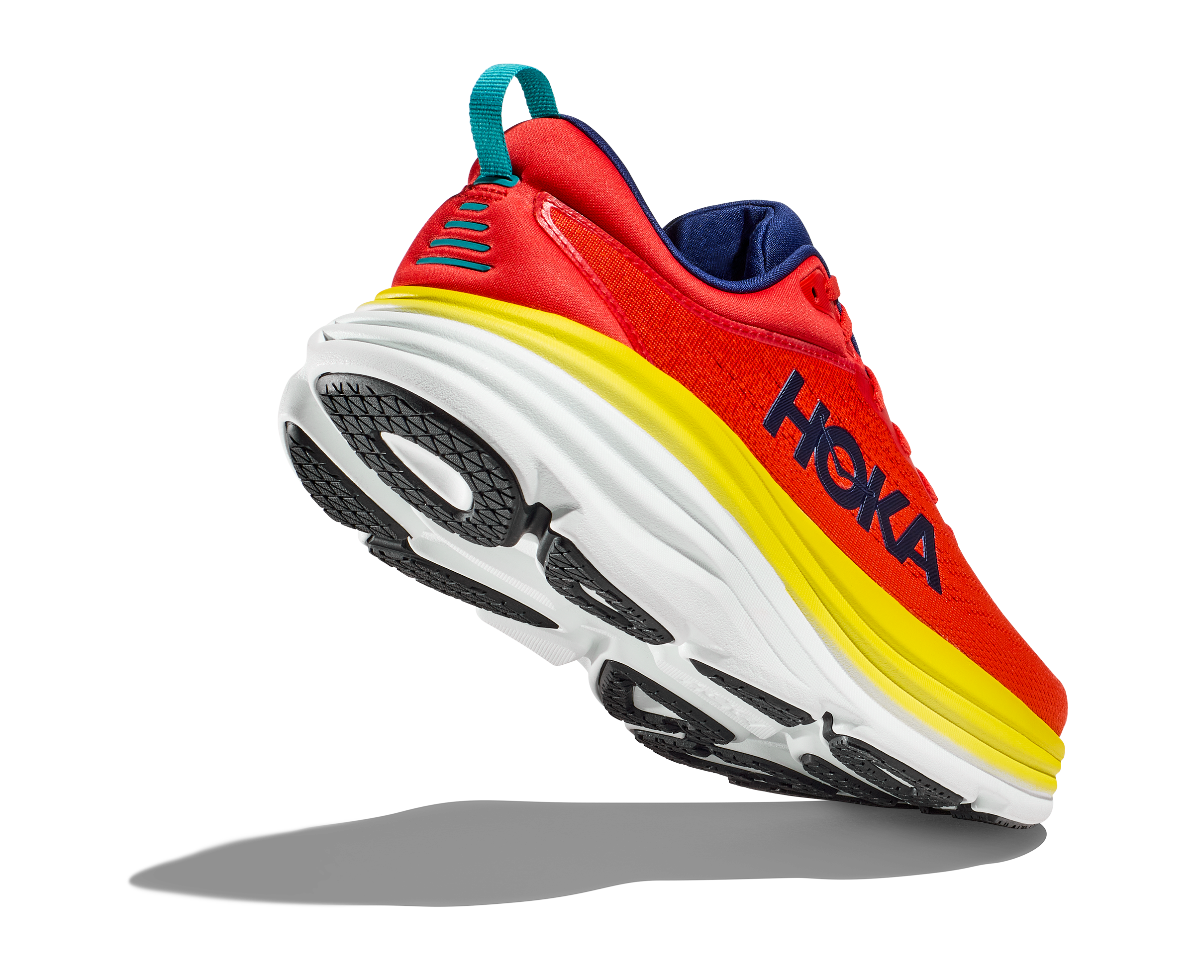 Hoka Men's Bondi 8 (RAFL - Red Alert/Flame) 8 Hoka Men's Bondi 8 (RAFL - Red Alert/Flame) - Image 6