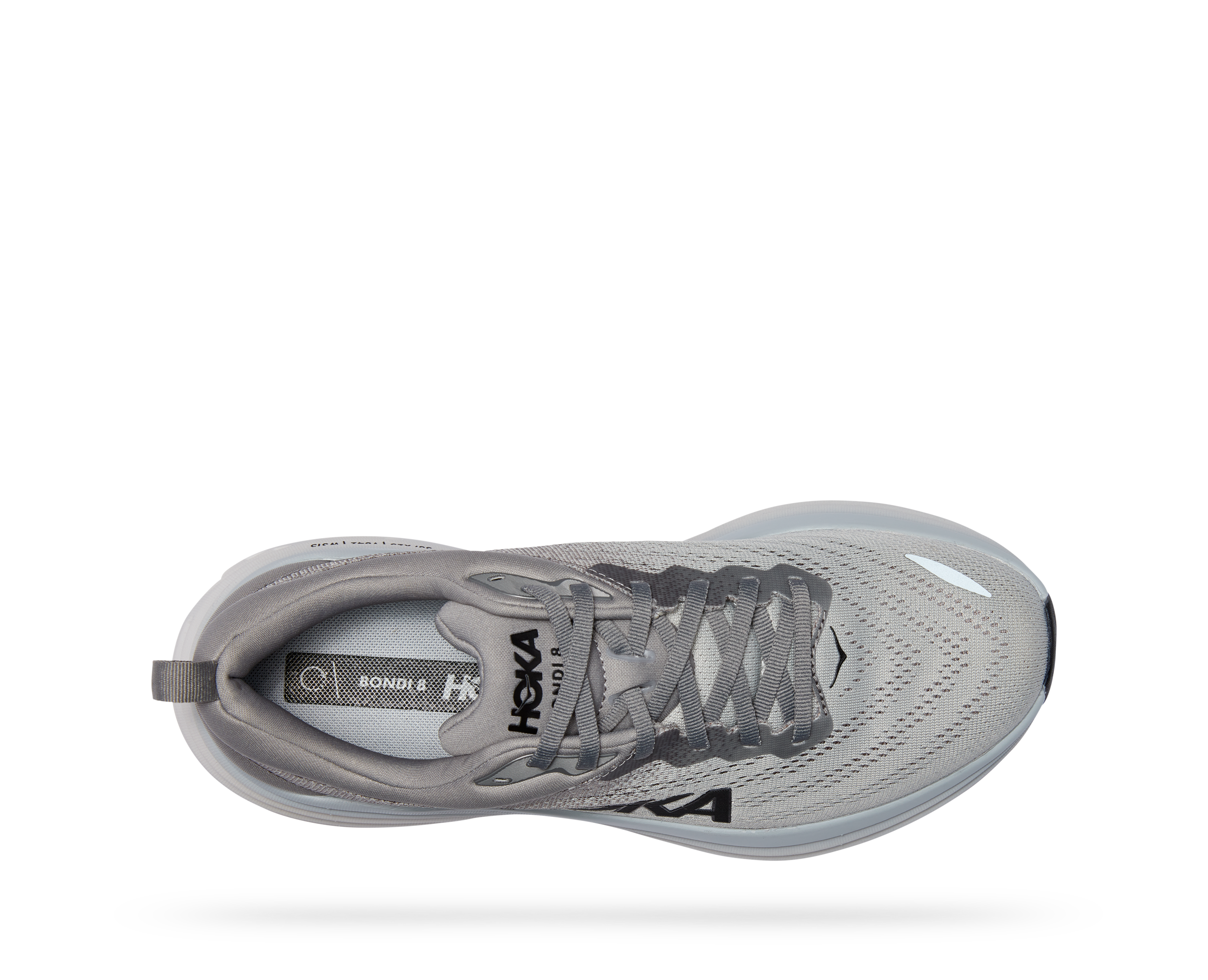 Hoka Men's Bondi 8 (SHMS - Sharkskin/Harbor Mist) 7 Hoka Men's Bondi 8 (SHMS - Sharkskin/Harbor Mist) - Image 5