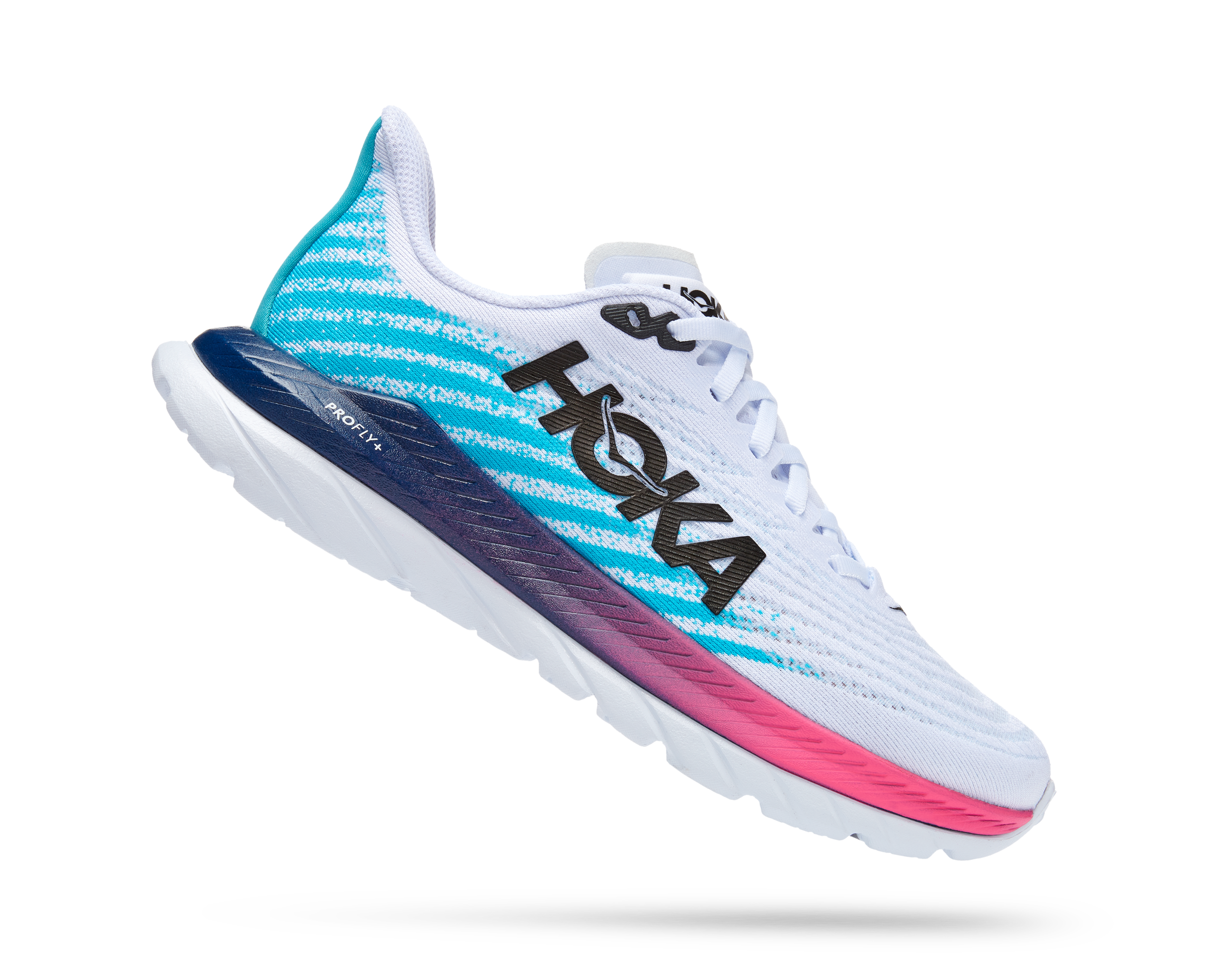 Hoka Men's Mach 5 (WSBB - White/Scuba Blue) 4 Hoka Men's Mach 5 (WSBB - White/Scuba Blue) - Image 2