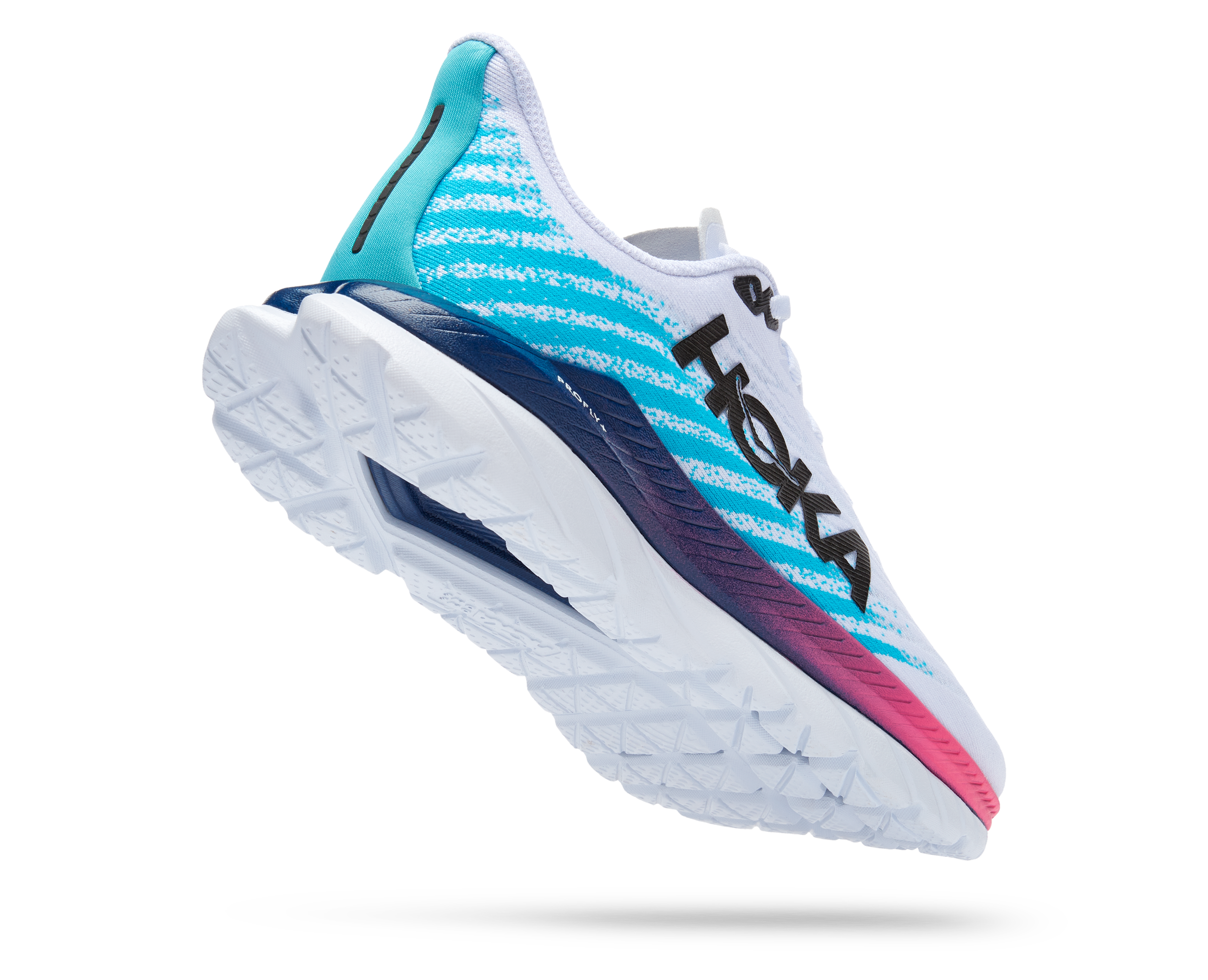 Hoka Men's Mach 5 (WSBB - White/Scuba Blue) 5 Hoka Men's Mach 5 (WSBB - White/Scuba Blue) - Image 3