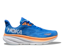 Hoka Men's Clifton 9 WIDE (CSAA - Coastal Sky/All Aboard)