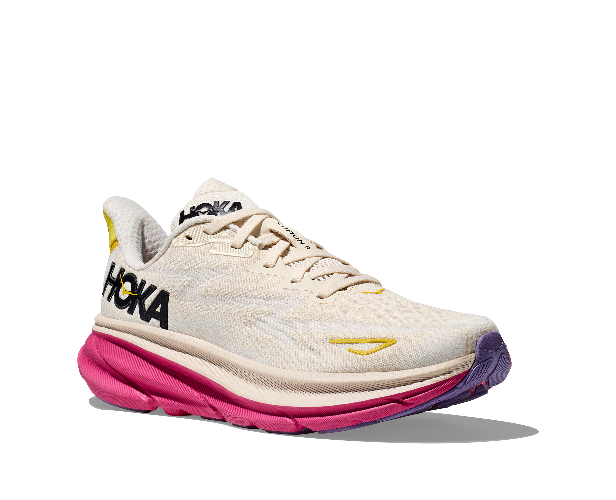 Hoka Women's Clifton 9 (EBDB - Eggnog/Blanc De Blanc) 4 Hoka Women's Clifton 9 (EBDB - Eggnog/Blanc De Blanc) - Image 2
