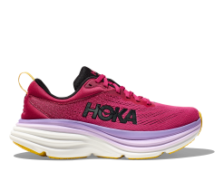 Hoka Women's Bondi 8 (CJPY - Cherries Jubilee/Pink Yarrow)