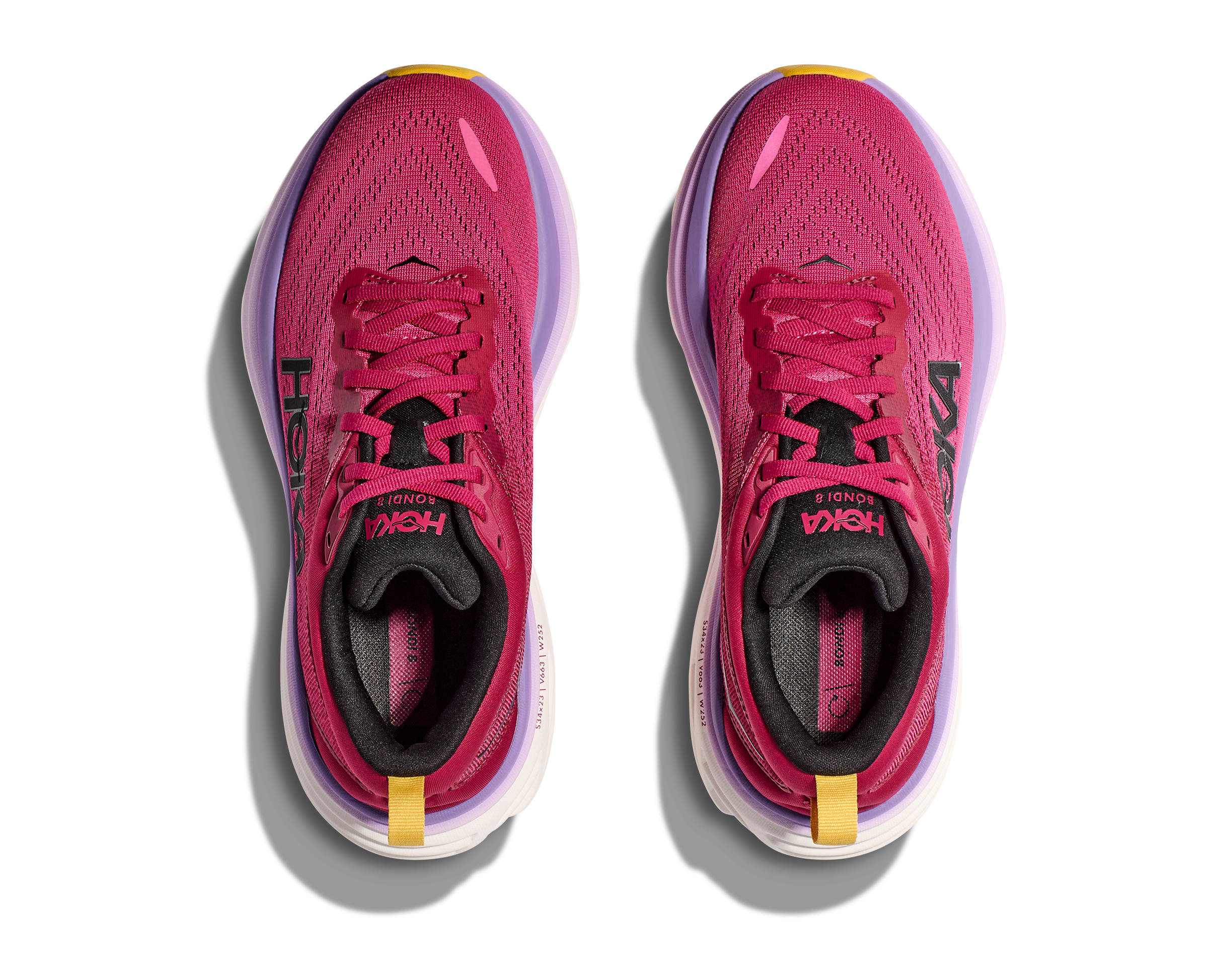 Hoka Women's Bondi 8 (CJPY - Cherries Jubilee/Pink Yarrow) 9 Hoka Women's Bondi 8 (CJPY - Cherries Jubilee/Pink Yarrow) - Image 7