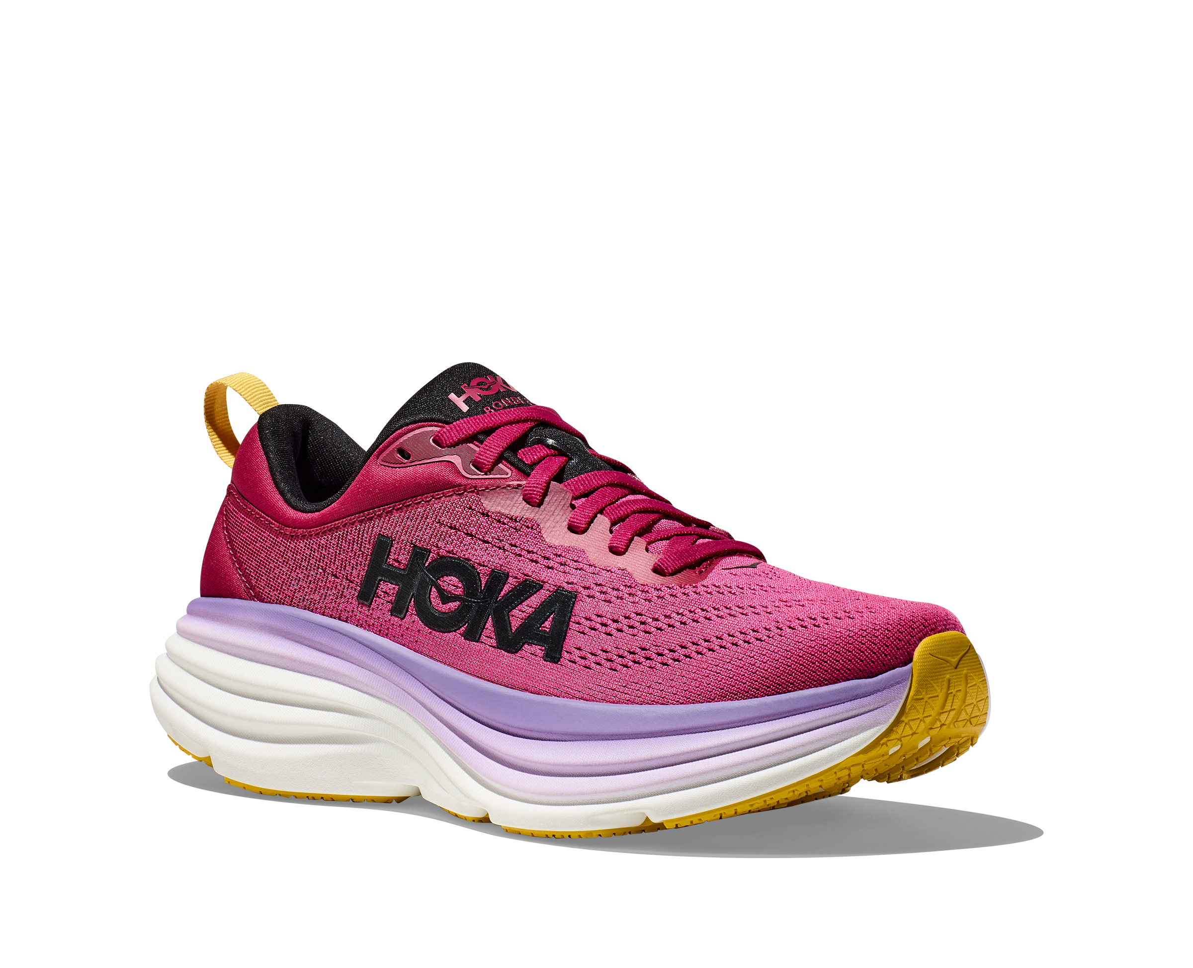 Hoka Women's Bondi 8 (CJPY - Cherries Jubilee/Pink Yarrow) 5 Hoka Women's Bondi 8 (CJPY - Cherries Jubilee/Pink Yarrow) - Image 3