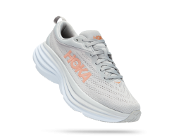 Hoka Women's Bondi 8 (HMLR - Harbor Mist/Lunar Rock)