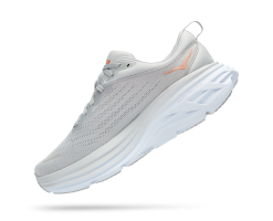 Hoka Women's Bondi 8 (HMLR - Harbor Mist/Lunar Rock) -Hoka Sales Store 1127952 HMLR 4