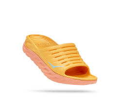Hoka Unisex Ora Recovery Slide (AYSC - Amber Yellow/Shell Coral)