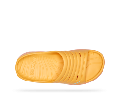 Hoka Unisex Ora Recovery Slide (AYSC - Amber Yellow/Shell Coral) -Hoka Sales Store 1134527 AYSC 5