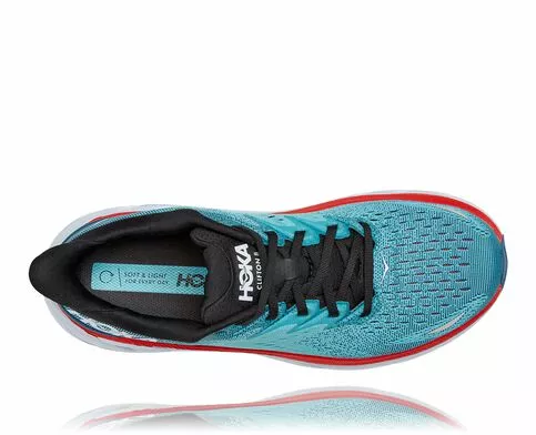 Hoka Men's Clifton 8 (RTAR - Real Teal/Aquarelle) 6 Hoka Men's Clifton 8 (RTAR - Real Teal/Aquarelle) - Image 4