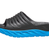 Hoka Women's Ora Recovery Slide (EDNB - Ebony/blue)