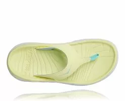 Hoka Women's Ora Recovery Flip (LGBT - Luminary Green/Blue Tint) -Hoka Sales Store 52C36B03 F6F7 4D3B A34F 9ACC2CB9C874