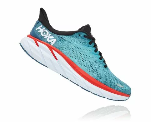 Hoka Men's Clifton 8 (RTAR - Real Teal/Aquarelle) 4 Hoka Men's Clifton 8 (RTAR - Real Teal/Aquarelle) - Image 2