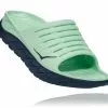 Hoka Men's Ora Recovery Slide (GAOS - Green Ash/Outer Space) -Hoka Sales Store GAOS1