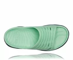 Hoka Men's Ora Recovery Slide (GAOS - Green Ash/Outer Space) -Hoka Sales Store GAOS5