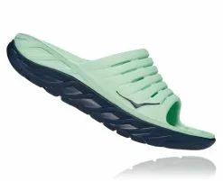 Hoka Men's Ora Recovery Slide (GAOS - Green Ash/Outer Space) -Hoka Sales Store GAOS7