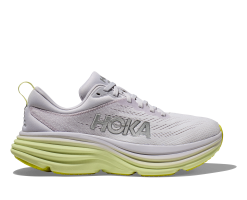 Hoka Women's Bondi 8 (NCLG - Nimbus Cloud/Luminary Green)